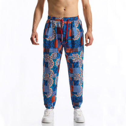 Men's Fashion Casual Printed Plus Size Casual Pants