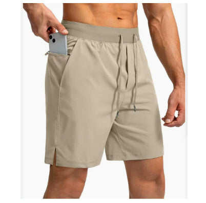 Summer Ice Silk Men's Loose Workout Pants Training Running Quick-dry Casual Sports Pants Shorts