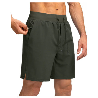 Summer Ice Silk Men's Loose Workout Pants Training Running Quick-dry Casual Sports Pants Shorts