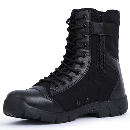 Outdoor High-top Breathable Canvas Men's Boots