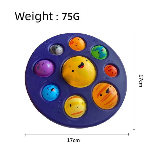 Planet Finger Press Bubble Music Decompression Pinch Leba Rat Killer Children's Educational Toys