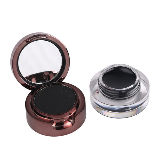 Music Flower M1096 Black Brown Creamy Eyeliner Eyebrow Powder
