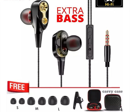 HiFi With Controller In-ear Wired Music Headset With Bag