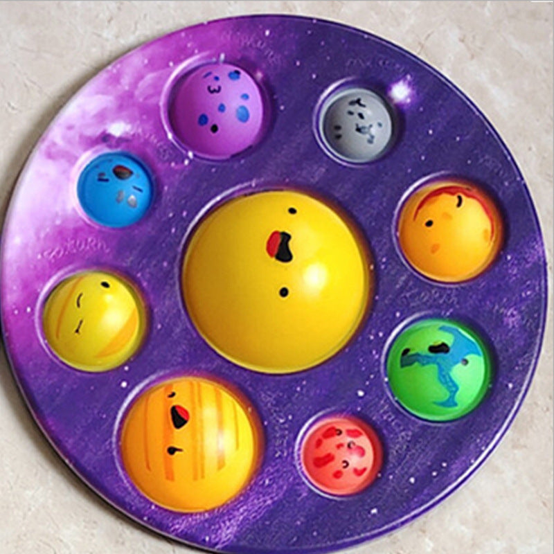 Planet Finger Press Bubble Music Decompression Pinch Leba Rat Killer Children's Educational Toys