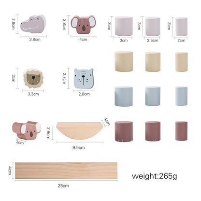 Children's Hand Eye Coordination Folding Music Game Puzzle Stacking Toys