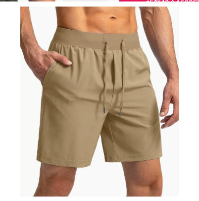 Summer Ice Silk Men's Loose Workout Pants Training Running Quick-dry Casual Sports Pants Shorts