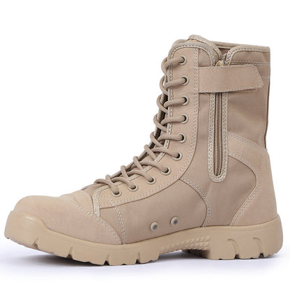 Outdoor High-top Breathable Canvas Men's Boots