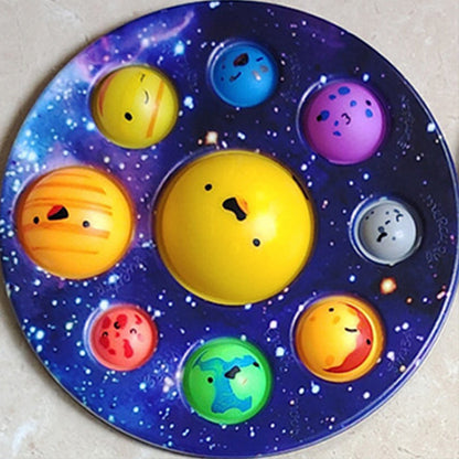 Planet Finger Press Bubble Music Decompression Pinch Leba Rat Killer Children's Educational Toys