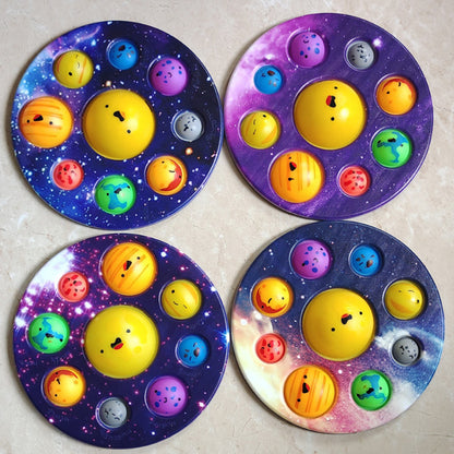 Planet Finger Press Bubble Music Decompression Pinch Leba Rat Killer Children's Educational Toys