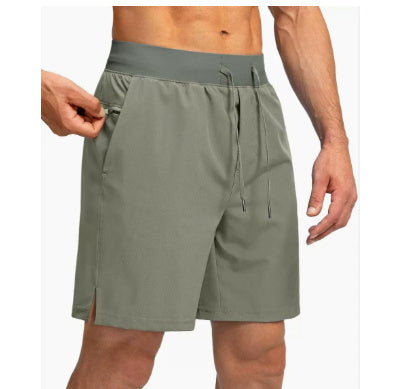 Summer Ice Silk Men's Loose Workout Pants Training Running Quick-dry Casual Sports Pants Shorts