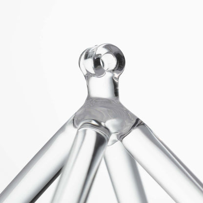 Quartz Crystal Pyramid Yoga Instrument Professional Transparent Four-corner Music Stand