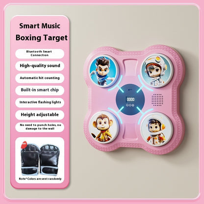 Smart Music Boxing Machine Home Electronic Wall Target Children's Fitness Sanda Reaction Training Equipment