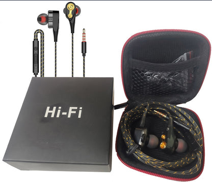 HiFi With Controller In-ear Wired Music Headset With Bag