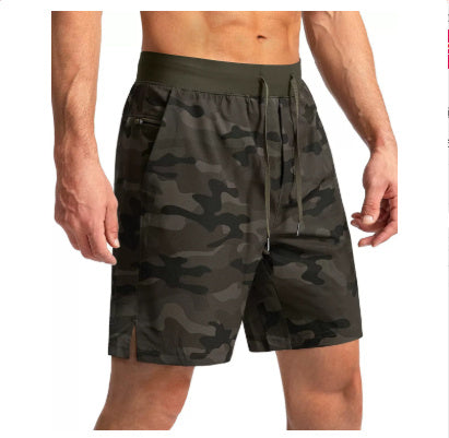 Summer Ice Silk Men's Loose Workout Pants Training Running Quick-dry Casual Sports Pants Shorts