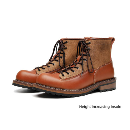 Martin Boots Men's Tooling Platform Leather Boots