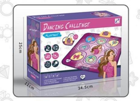 Children's Pedal Electronic Dancing Mat Music Toy